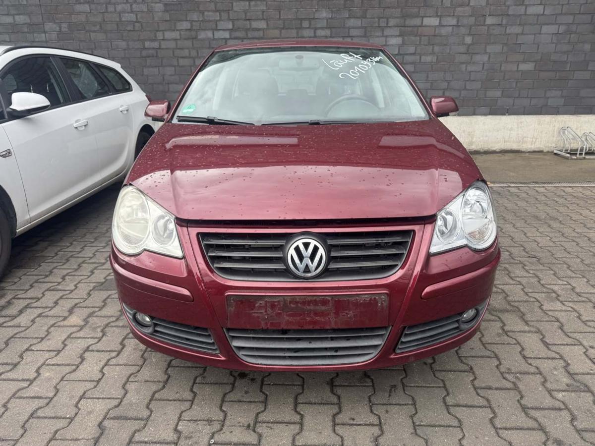 VW Polo 9N3 original Sto&szlig;stange Stossf&auml;nger hinten LC3R Winterred Bj.2005